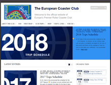 Tablet Screenshot of coasterclub.org